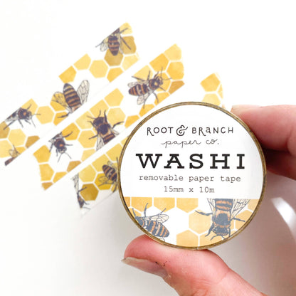 Ruban Washi - Rayons de miel