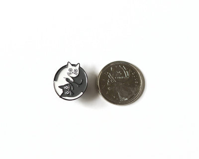 Épingle de chats - Yin Yang