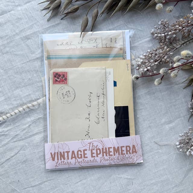 Éphémères vintage pour art journal