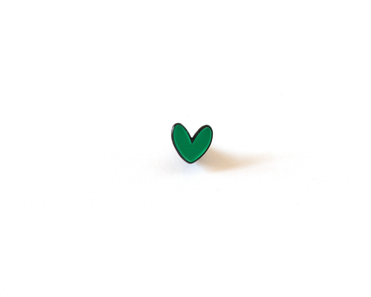 Épingle Petit coeur vert