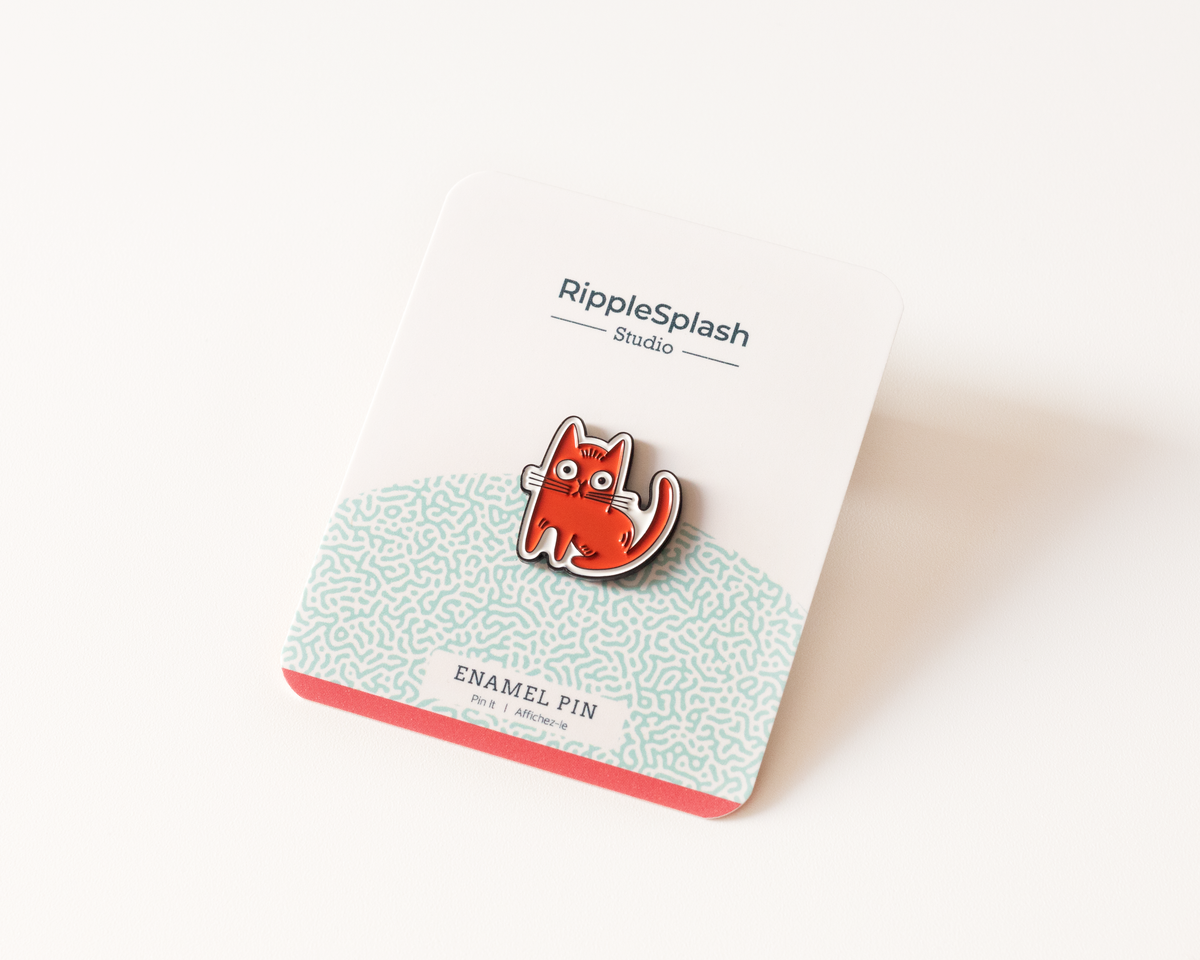 Épingle Chat rouge