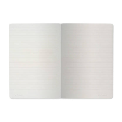 Carnet ligné - Violets et verts