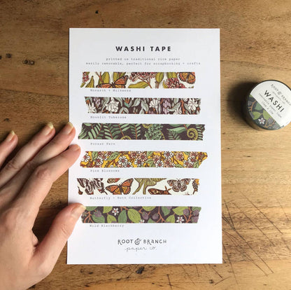 Ruban Washi - Monarque & Lilas