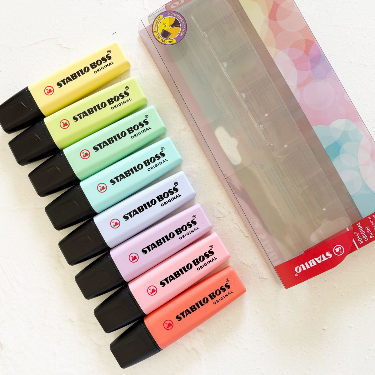 Ensemble de 8 surligneurs Pastel de Stabilo
