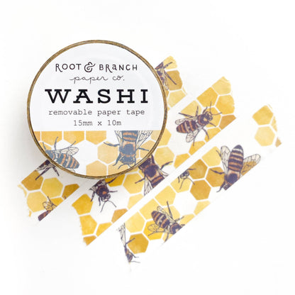 Ruban Washi - Rayons de miel