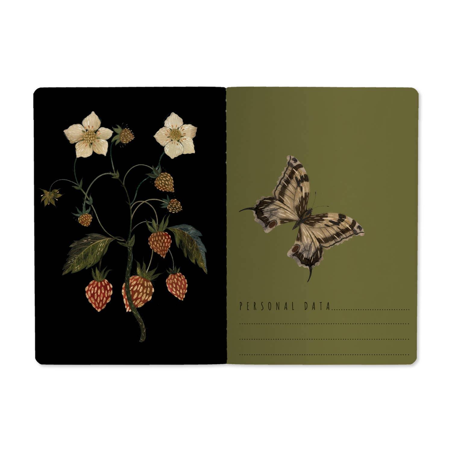 Carnet ligné - Fleurs de la forêt