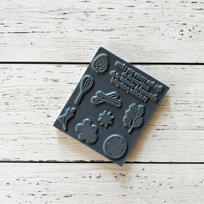 Douceurs sucrées - Ensemble de 9 étampes à découper