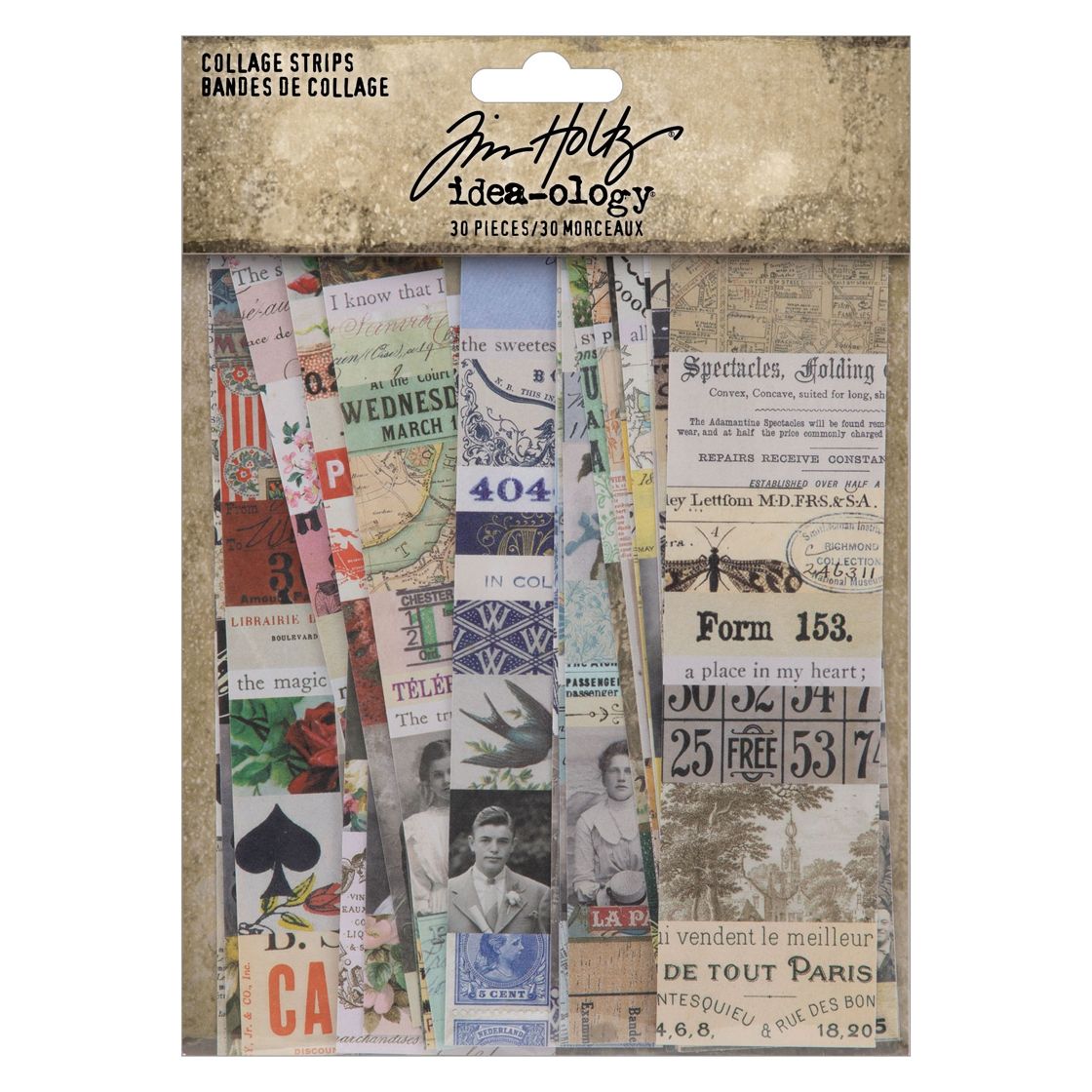 Bandes de papier pour collage