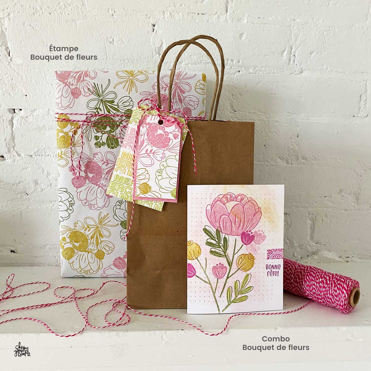 Combo Bouquet de fleurs - Marjorie Blais