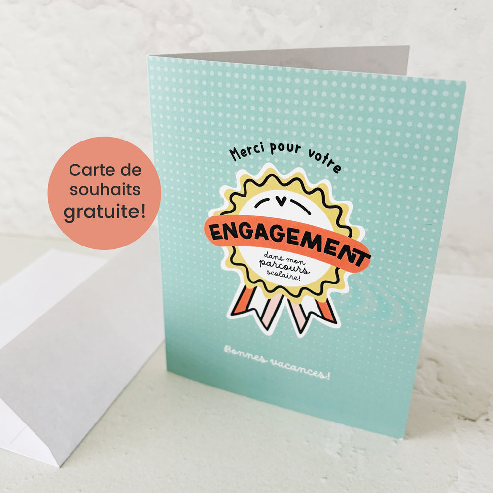 Beau travail - Étampe amovible pour profs