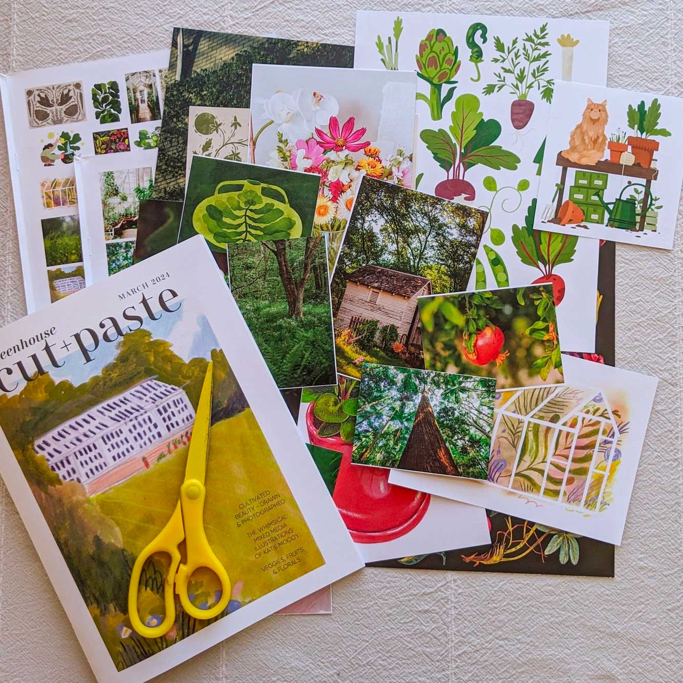 Magazine Cut and paste "Greenhouse" Vol.7