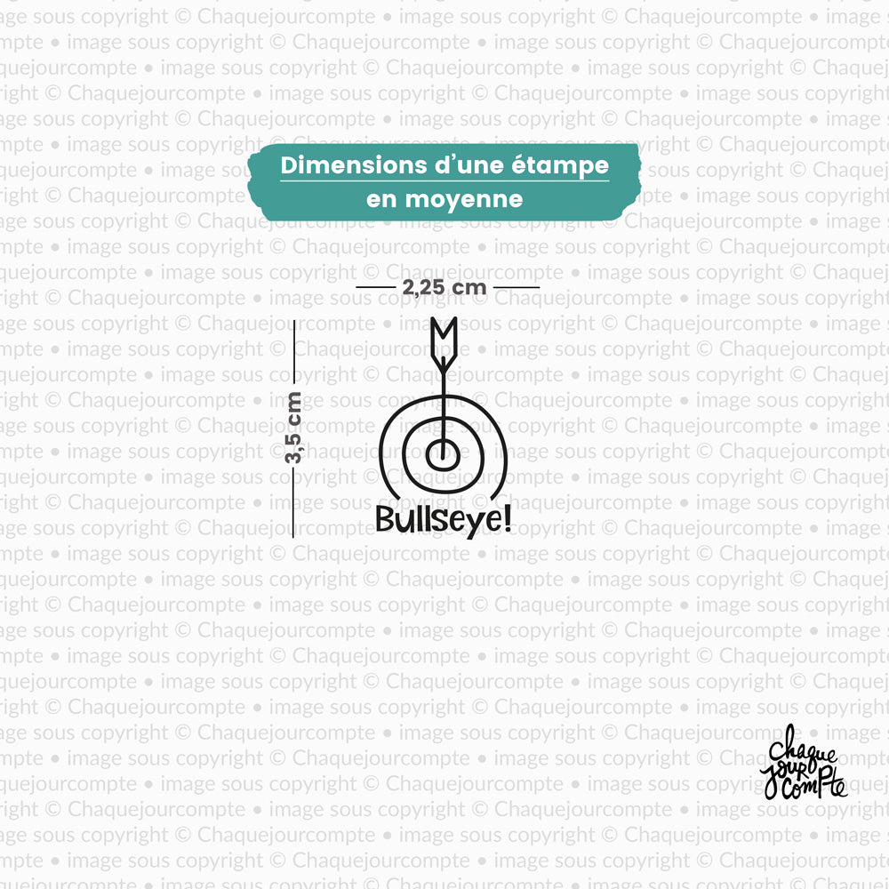 Target Hit! - Ensemble de 5 étampes amovibles pour profs