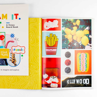 Dream it. Do it. Vision board book - Livre tableau de visualisation