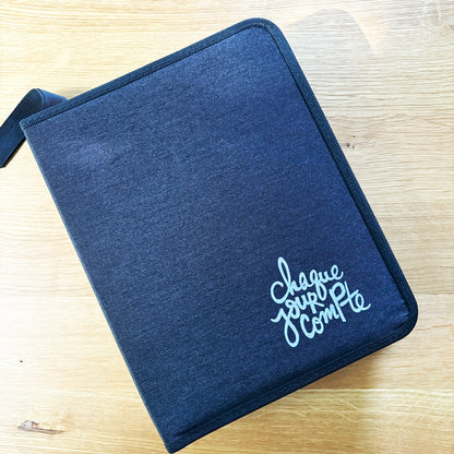 Étui VIDE en tissu 60 loupes pour feutres Tombow