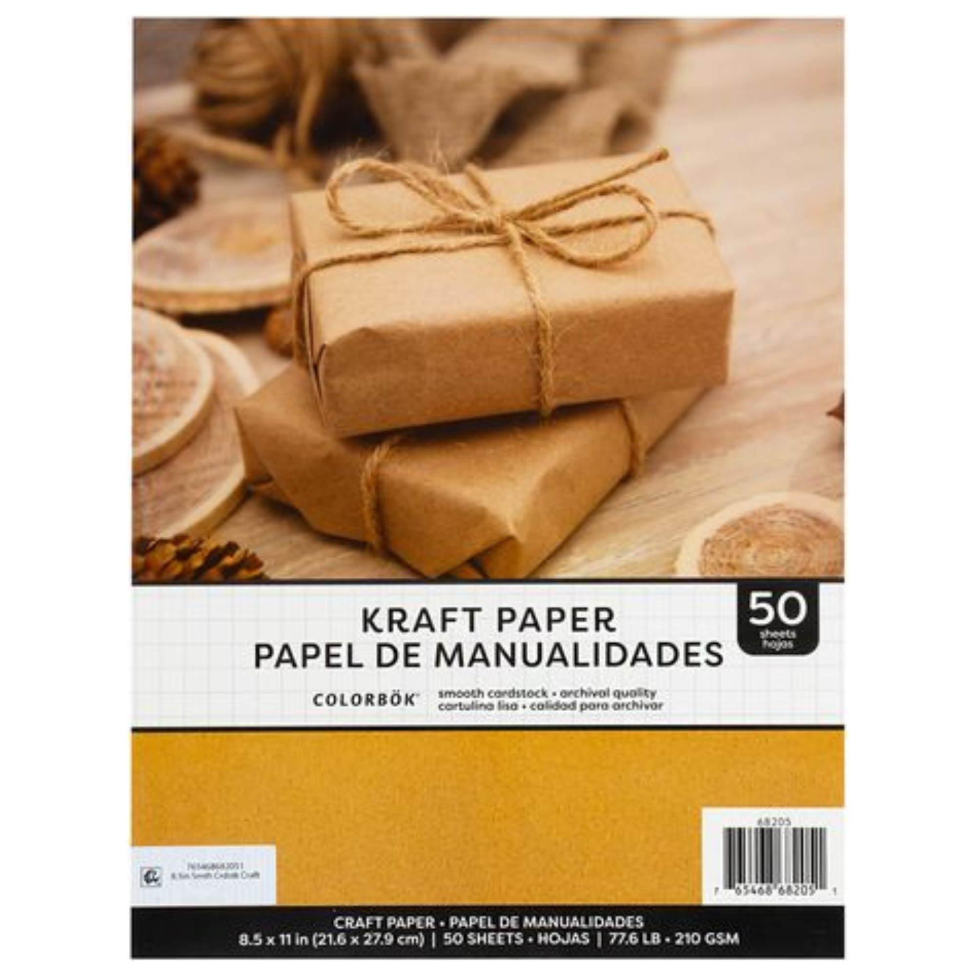 Papier kraft cartonné lisse