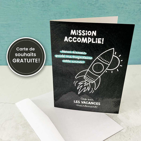 GRATUIT - Carte de souhaits pour prof