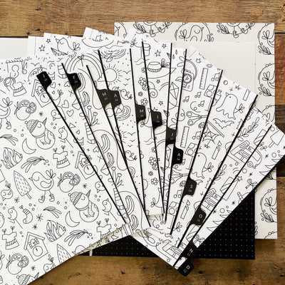 Motifs à colorier (12 mois)