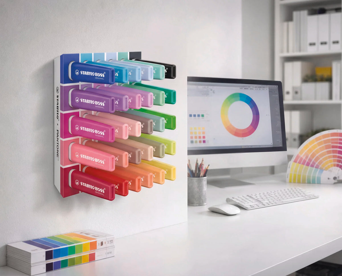 Ensemble de 30 surligneurs Boss Stabilo x Pantone