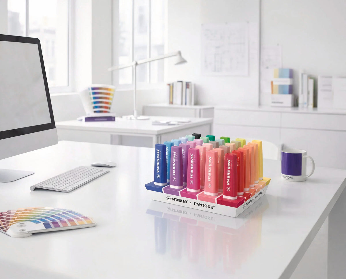Ensemble de 30 surligneurs Boss Stabilo x Pantone