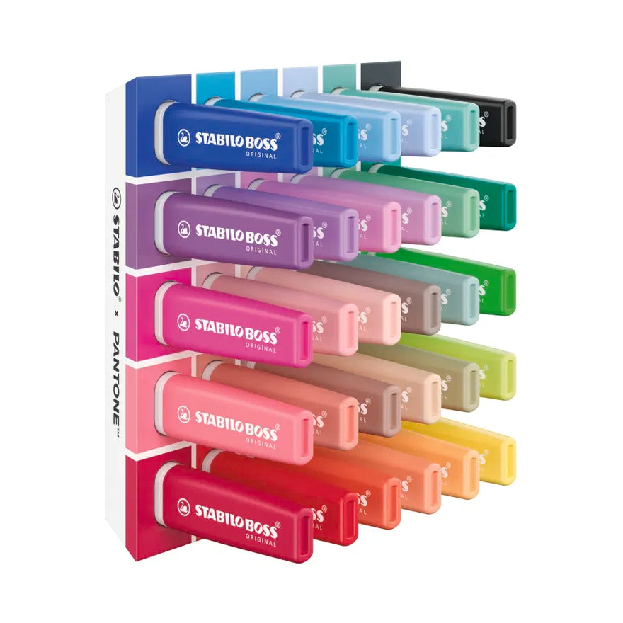 Ensemble de 30 surligneurs Boss Stabilo x Pantone