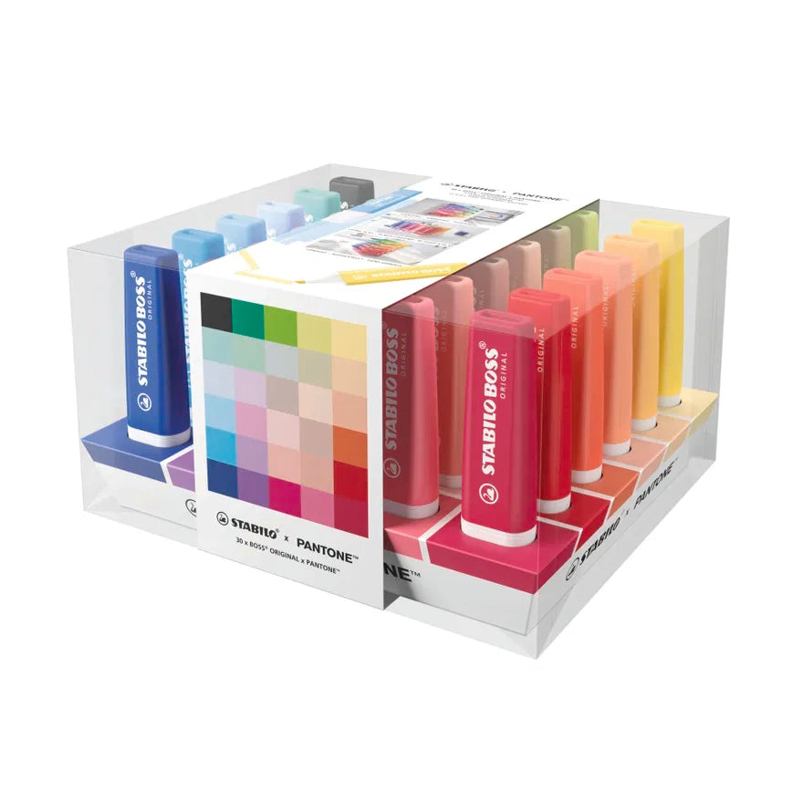 Ensemble de 30 surligneurs Boss Stabilo x Pantone