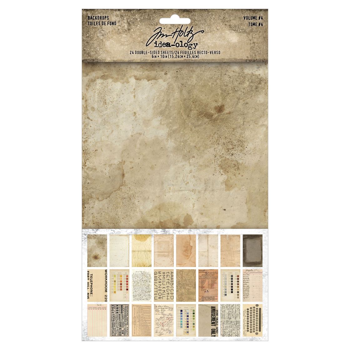Papier cartonné -Toiles de fond - Idea-ology Vol.4