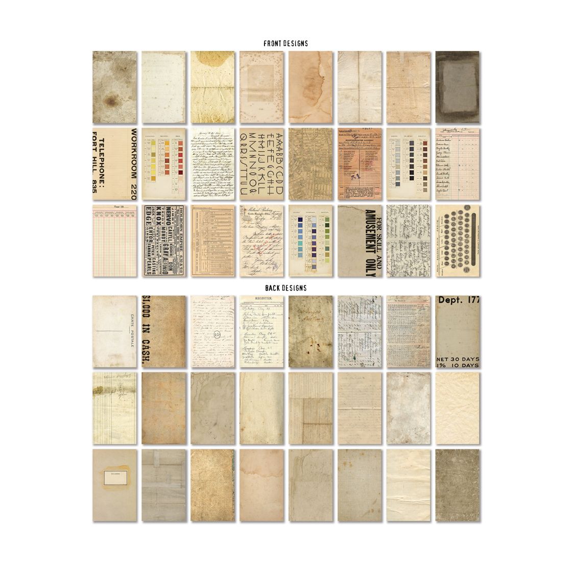 Papier cartonné -Toiles de fond - Idea-ology Vol.4