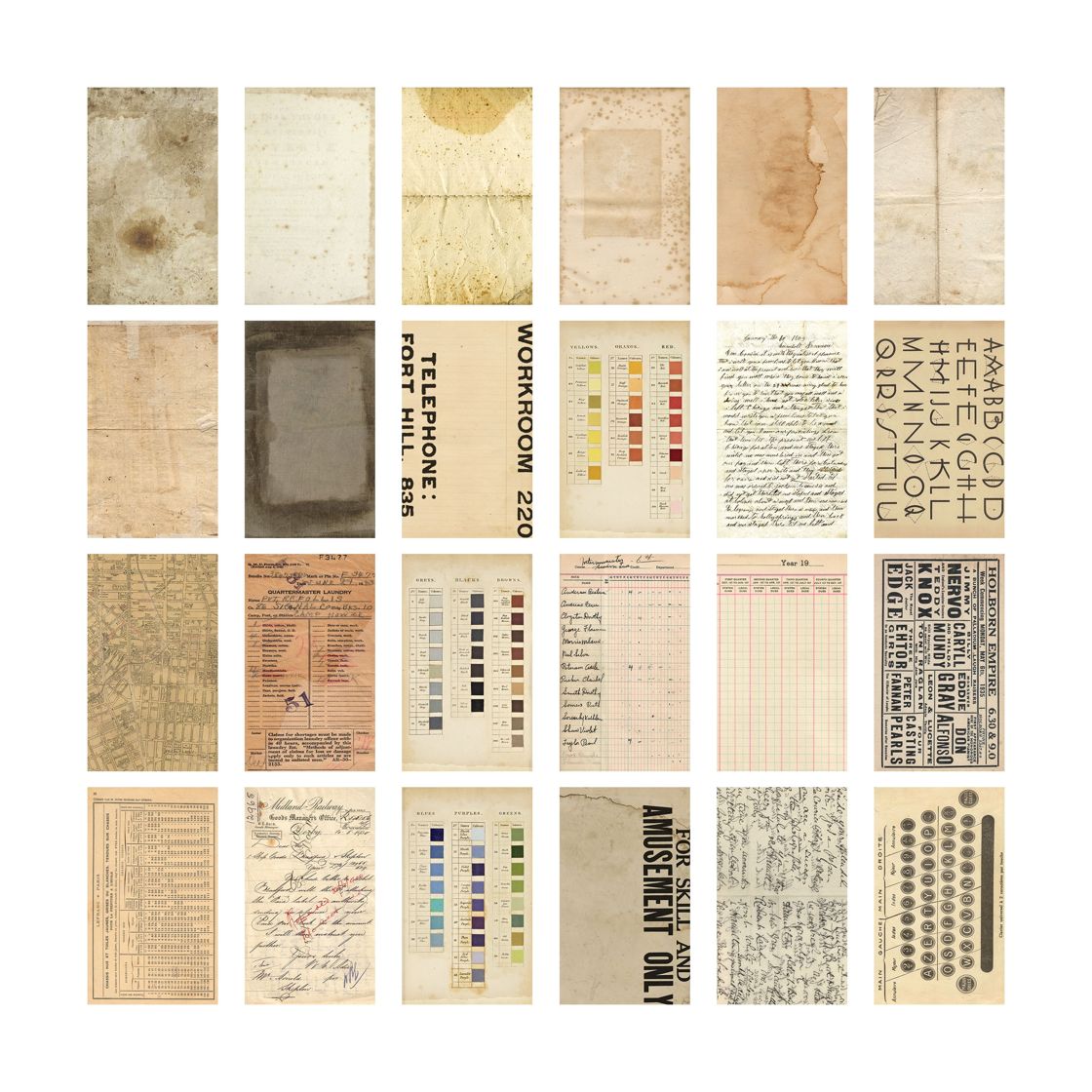 Papier cartonné -Toiles de fond - Idea-ology Vol.4