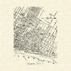 Carte de Montréal - 1 grande étampe