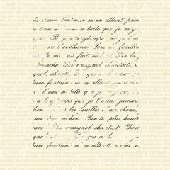 Texte manuscrit - 1 grande étampe