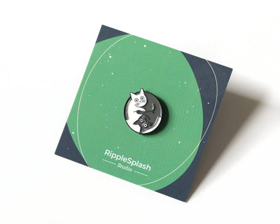 Épingle de chats - Yin Yang