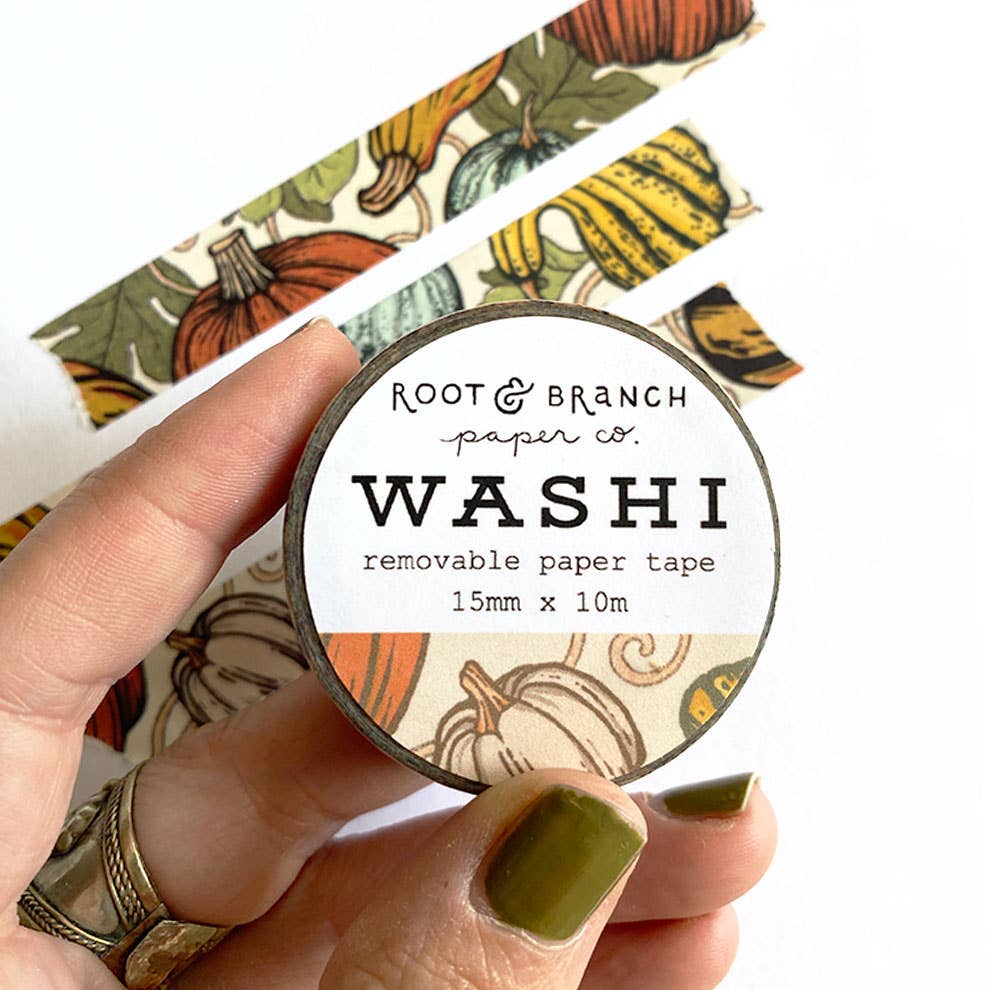 Ruban washi citrouille