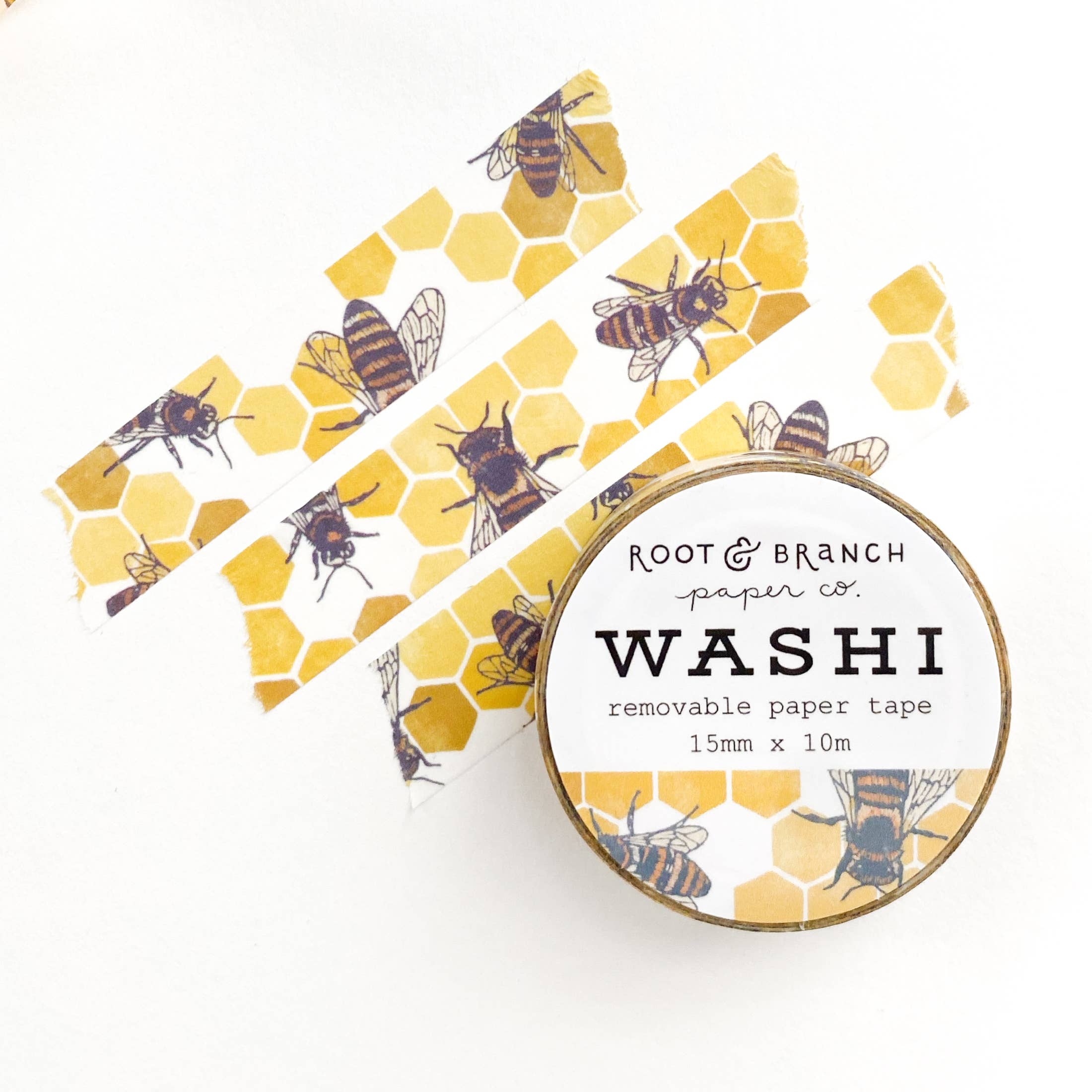 Ruban Washi - Rayons de miel