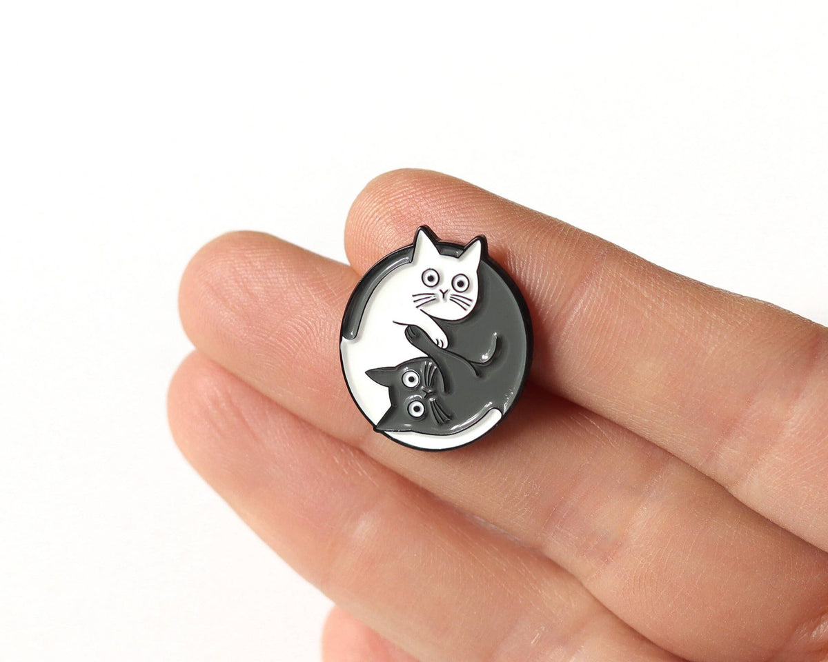 Épingle de chats - Yin Yang