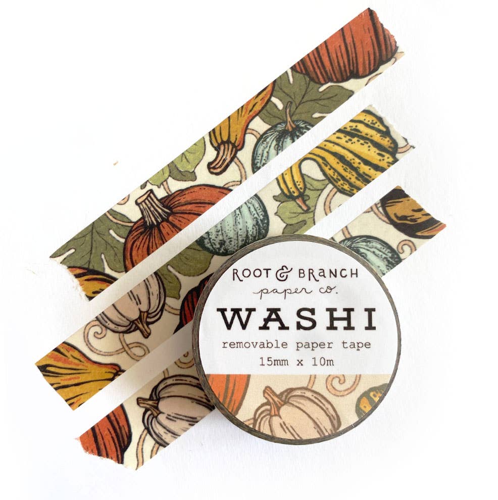 Ruban washi citrouille