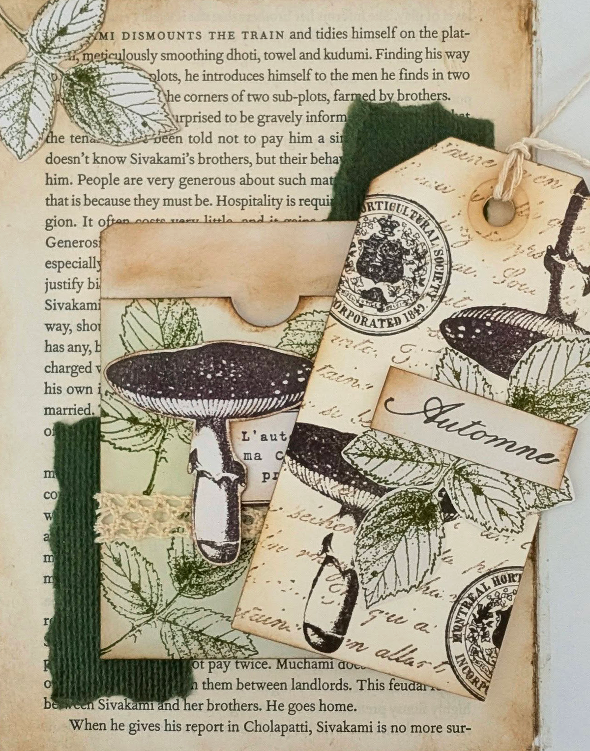 Art journal automne - Ensemble de 14 étampes à découper