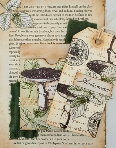 Art journal automne - Ensemble de 14 étampes à découper