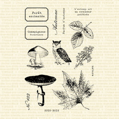 Art journal automne - Ensemble de 14 étampes à découper