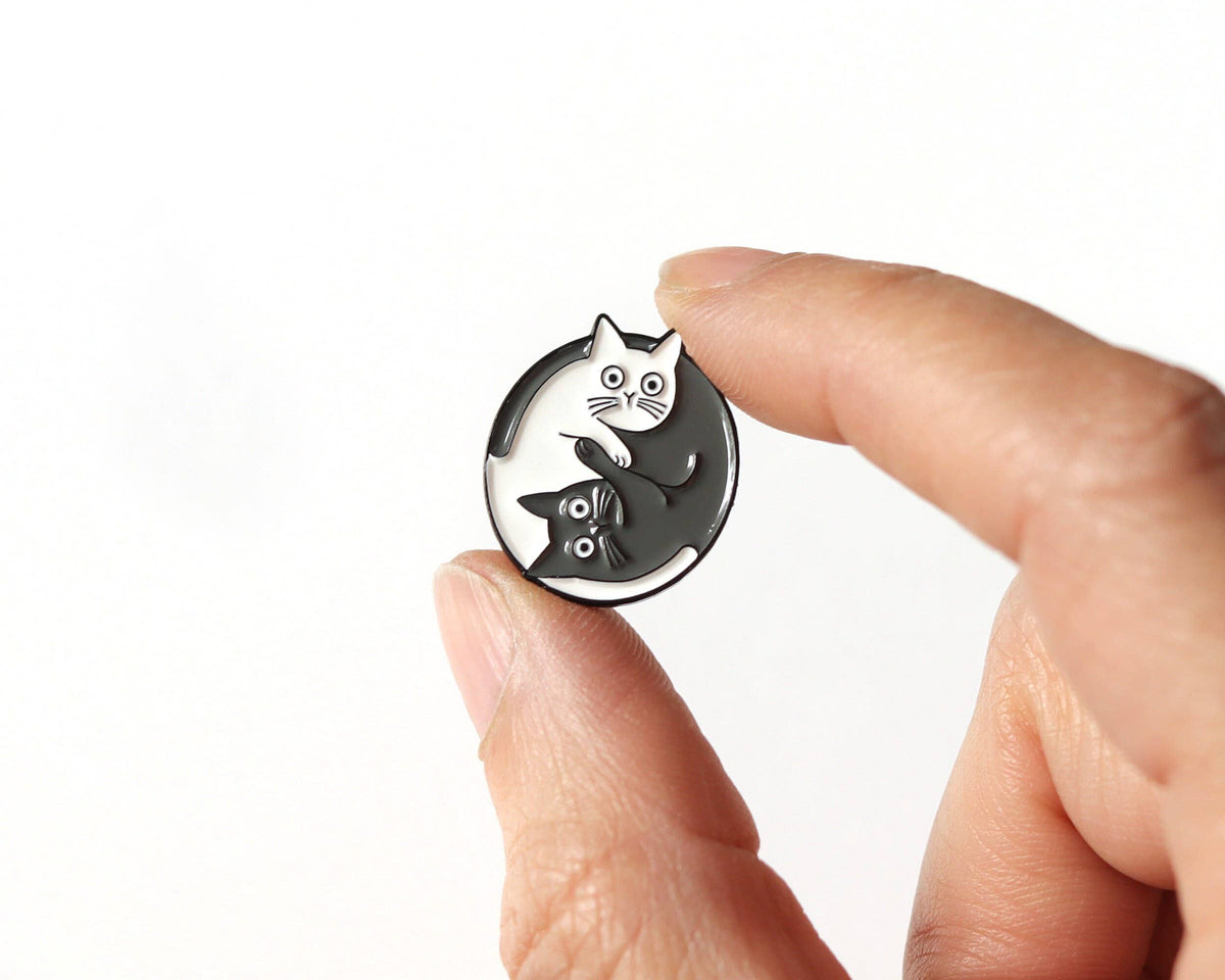 Épingle de chats - Yin Yang
