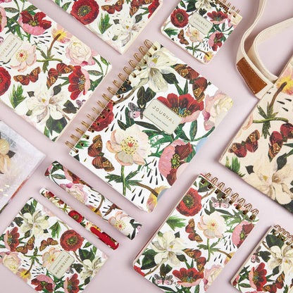 Carnet ligné - Pivoines