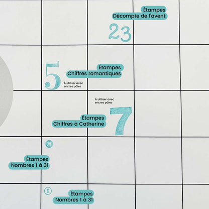 Calendrier grand format - perpétuel - vierge