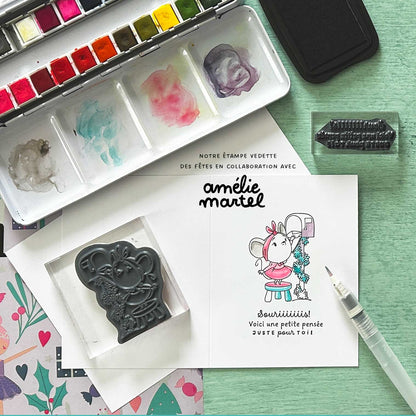 Une souris à la poste! par Amélie Martel - 1 étampe