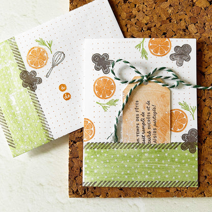 Douceurs sucrées - Ensemble de 9 étampes à découper