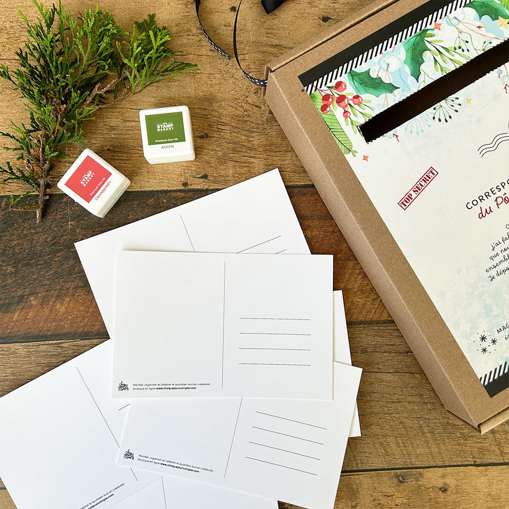 Lot de 15 cartes postales à personnaliser