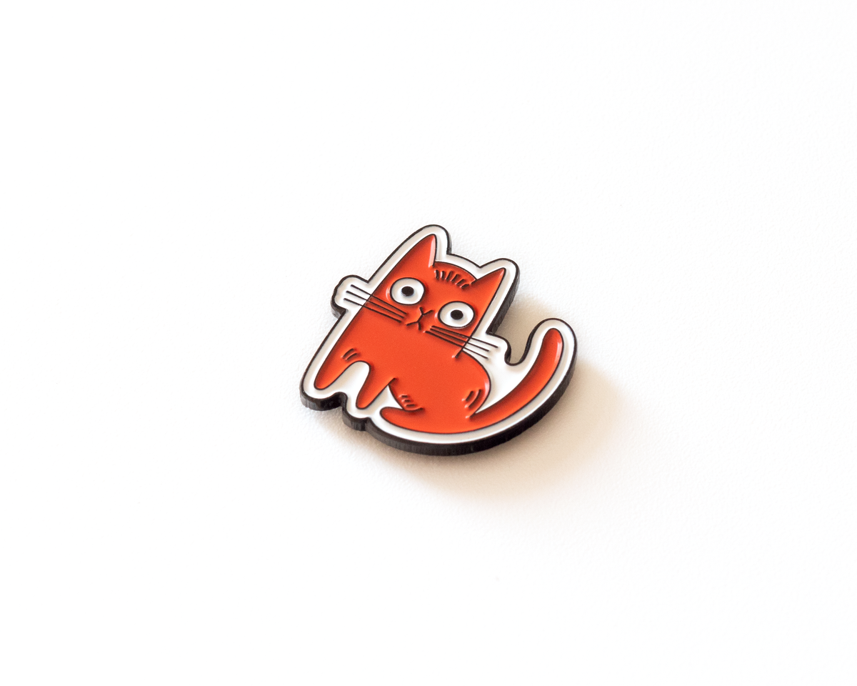 Épingle Chat rouge