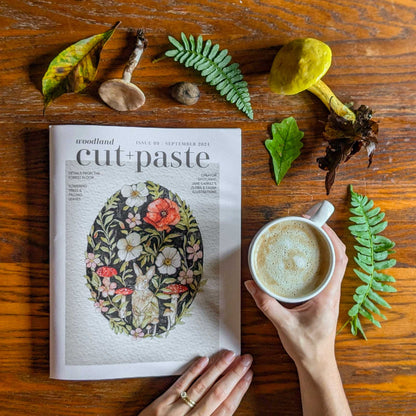 Magazine Cut and paste "Woodland" Vol.9