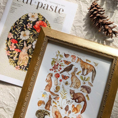 Magazine Cut and paste "Woodland" Vol.9