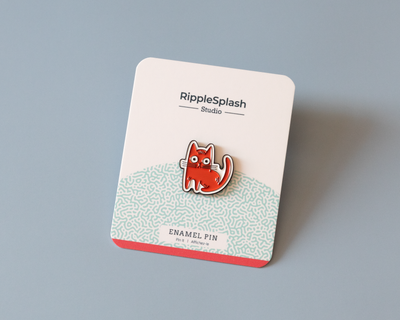 Épingle Chat rouge