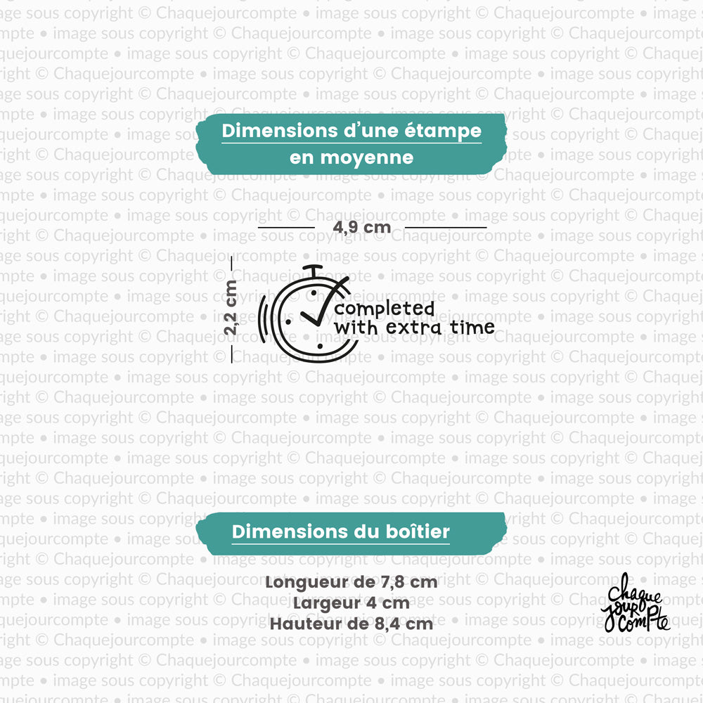 Extra time - Tampon autoencreur pour profs