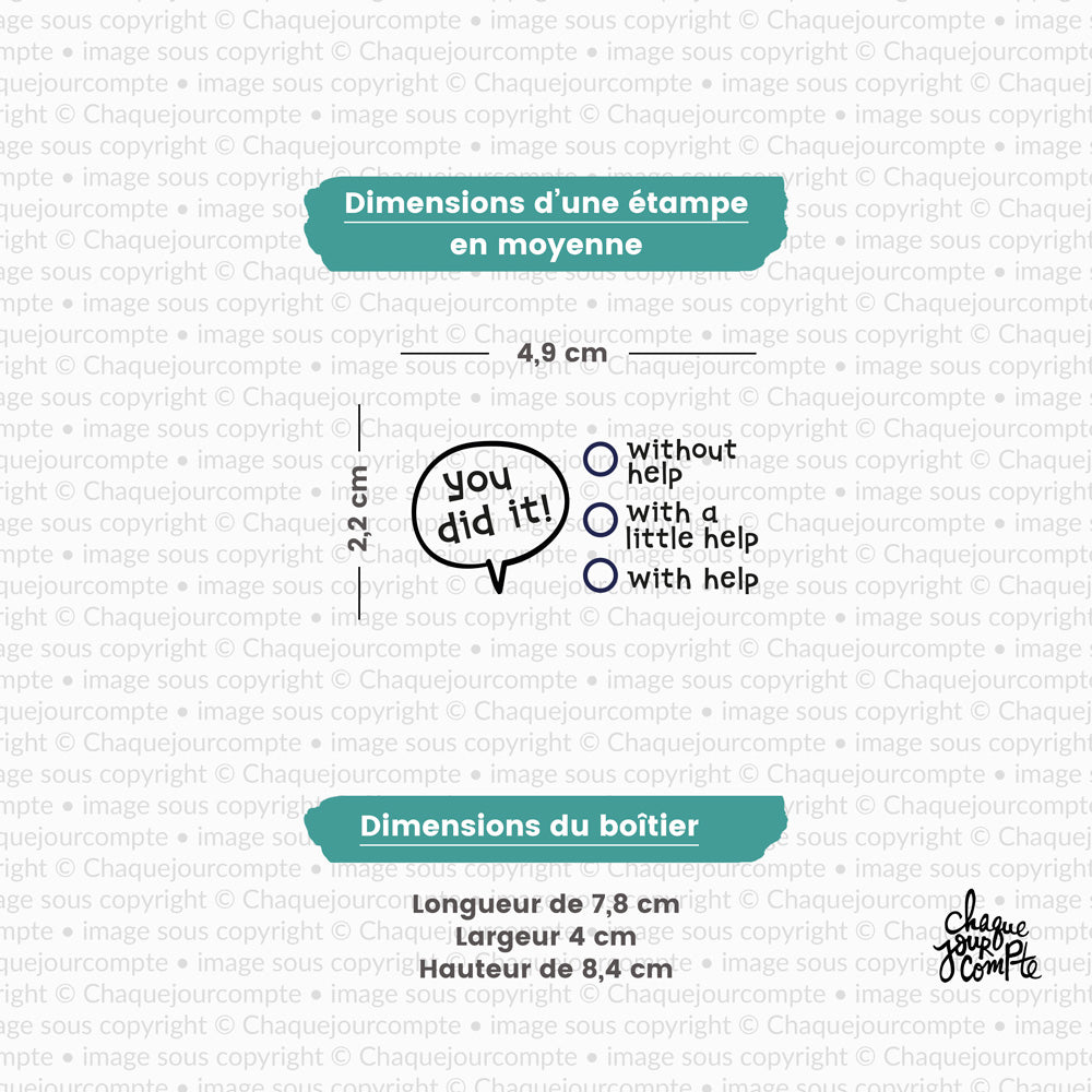 You did it! - Tampon autoencreur pour profs